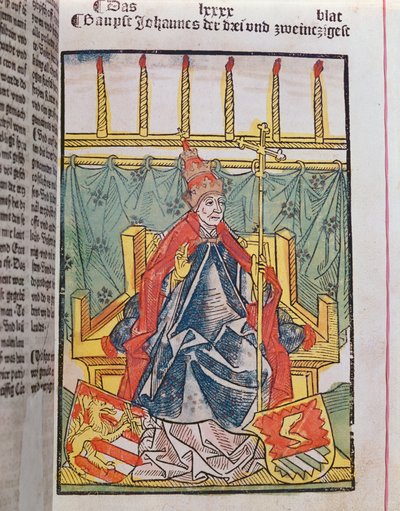 The Antipope John XXIII at the Council of Constance, 1483 by Ulrich von Richental